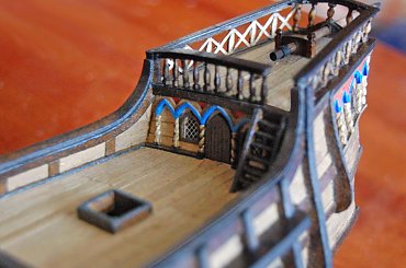 Widok na kasztel rufowy #Modelarstwo #SantaMaria