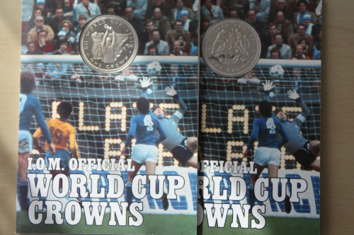 Crown - Isle of Man 1982 World Cup #monety #IsleOfMan