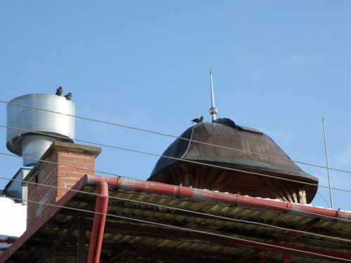 Dach OSP w Karczewie #OspKarczewDachPtakPtaszki