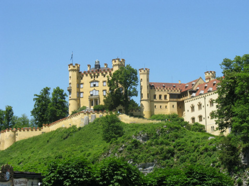 rodzinny zamek Ludwika II koło Neuschwanstein