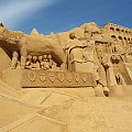 Świat starożytnego Rzymu wyrzeźbiony w piasku :))